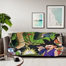 Load image into Gallery viewer, The secret of 7 Dragon Balls Sherpa Blanket
