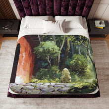 Load image into Gallery viewer, Anime Spirited Away Sherpa Blanket
