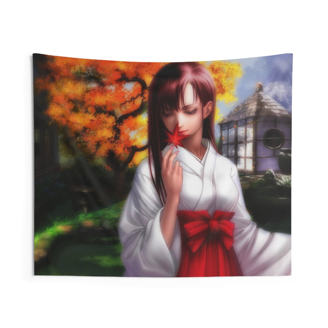 Erza Scarlet - Asian Garden Indoor Wall Tapestry