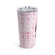 Glass Heart Princess Tumbler 20oz