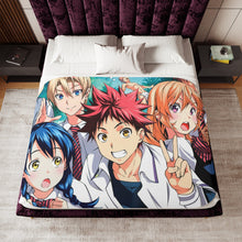 Load image into Gallery viewer, Food Wars: Shokugeki no Soma Sherpa Blanket
