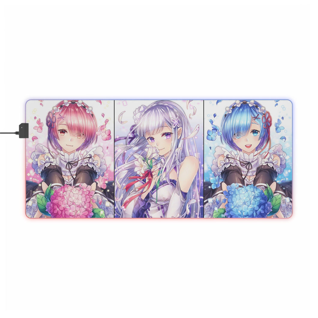 Anime Re:ZERO -Starting Life in Another World- RGB LED Mouse Pad (Desk Mat)
