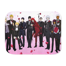 Load image into Gallery viewer, Black Butler Sherpa Blanket
