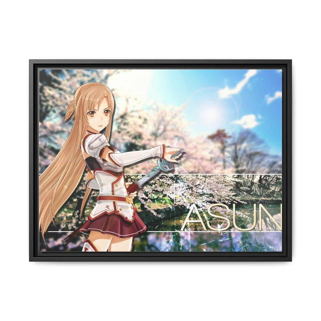Sword Art Online(Asuna Yuuki) Canvas Framed Art Print