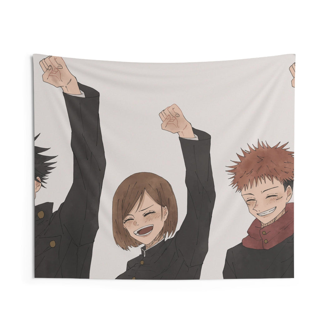 Jujutsu Kaisen Megumi Fushiguro, Nobara Kugisaki Indoor Wall Tapestry