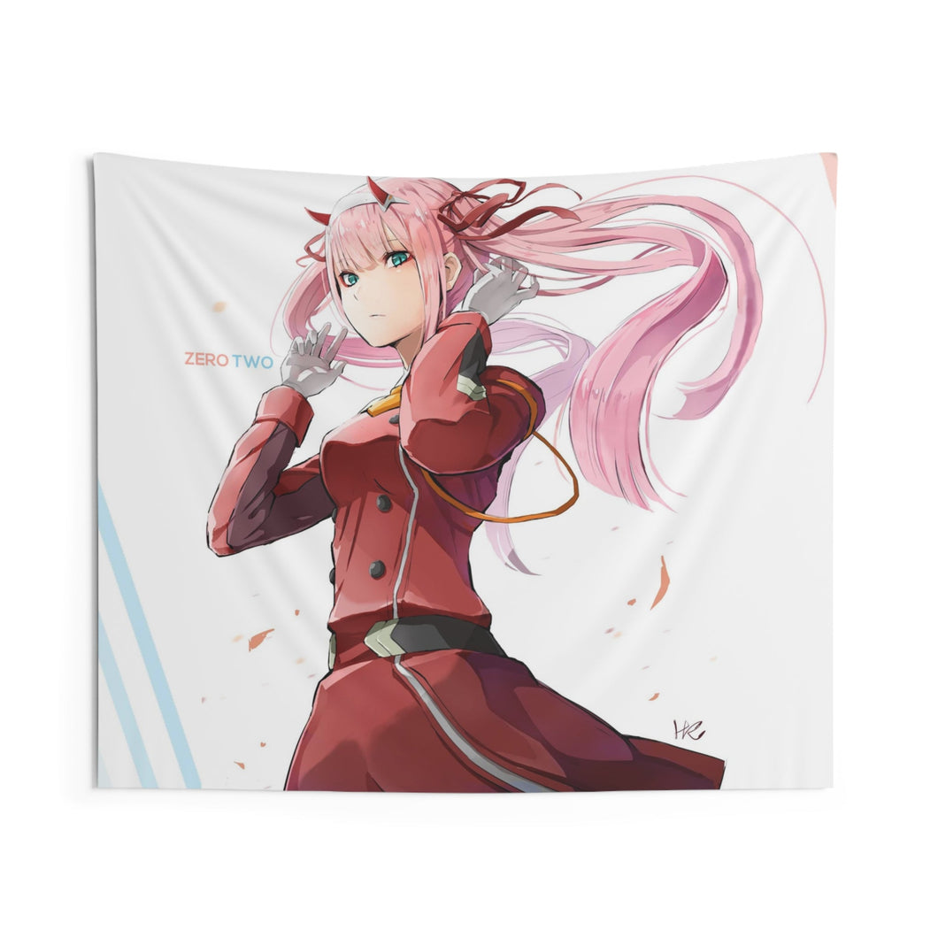 Zero Two Indoor Wall Tapestry