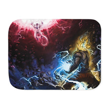 Load image into Gallery viewer, Goku vs. Frieza Sherpa Blanket
