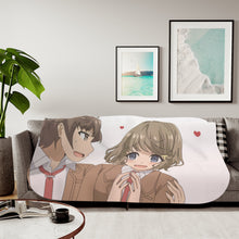 Load image into Gallery viewer, Rascal Does Not Dream of Bunny Girl Senpai Sherpa Blanket
