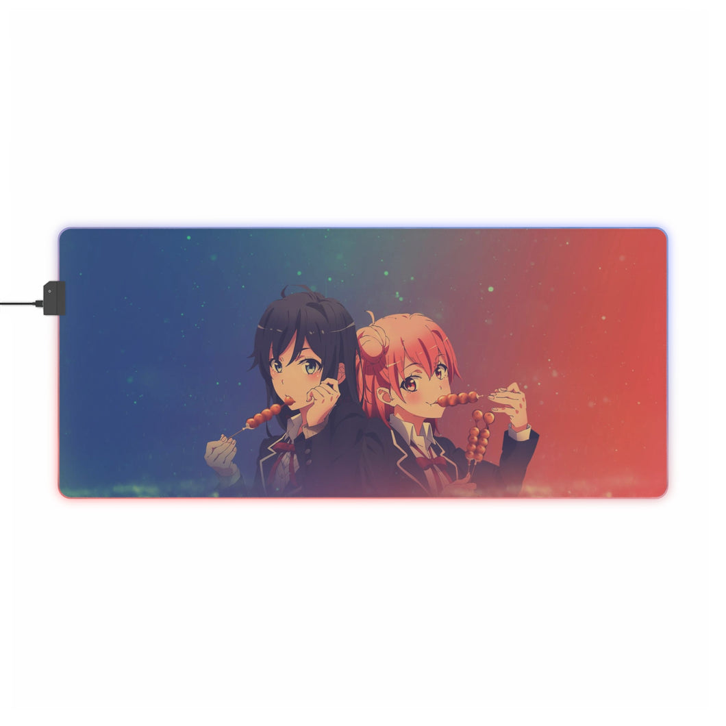 Oregairu RGB LED Mouse Pad (Desk Mat)