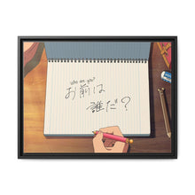 Load image into Gallery viewer, Who Are You? Canvas Framed Art Print
