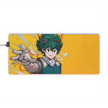 Load image into Gallery viewer, My Hero Academia Izuku Midoriya RGB LED Mouse Pad (Desk Mat)
