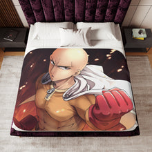 Load image into Gallery viewer, Saitama Sherpa Blanket
