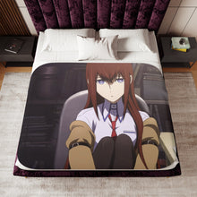 Load image into Gallery viewer, Makise Kurisu Sherpa Blanket
