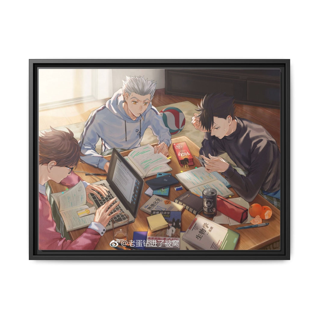 Haikyu!! Canvas Framed Art Print