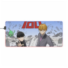 Load image into Gallery viewer, Mob Psycho 100 Arataka Reigen, Shigeo Kageyama RGB LED Mouse Pad (Desk Mat)
