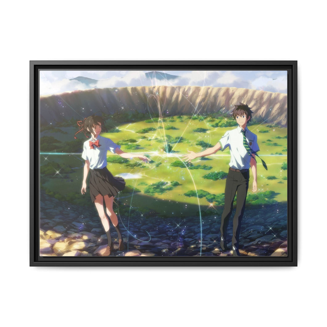 Anime Your Name. Canvas Framed Art Print