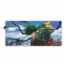 Load image into Gallery viewer, My Hero Academia Izuku Midoriya RGB LED Mouse Pad (Desk Mat)
