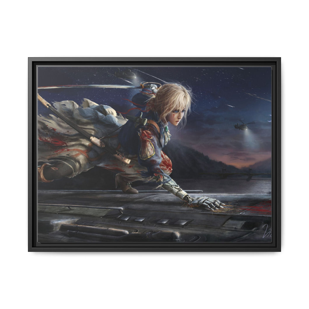 Violet Evergarden Violet Evergarden, Violet Evergarden Canvas Framed Art Print