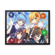 Anime KonoSuba - God’s blessing on this wonderful world!! Canvas Framed Art Print