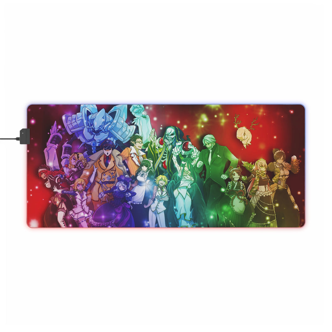 Overlord Albedo, Shalltear Bloodfallen, Narberal Gamma, Demiurge, Sebas Tian RGB LED Mouse Pad (Desk Mat)
