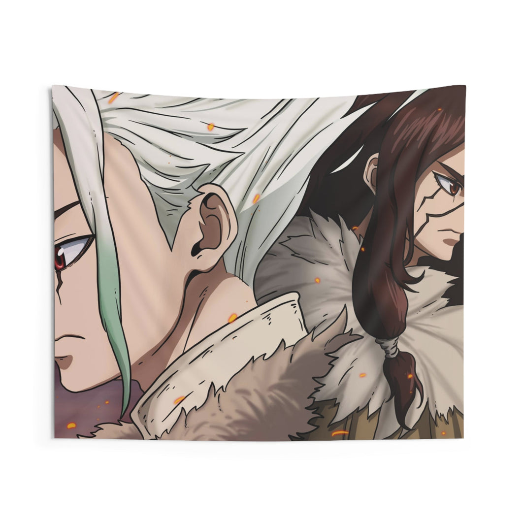 Dr. Stone Indoor Wall Tapestry