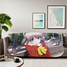 Load image into Gallery viewer, Nao Tomori smiling Sherpa Blanket

