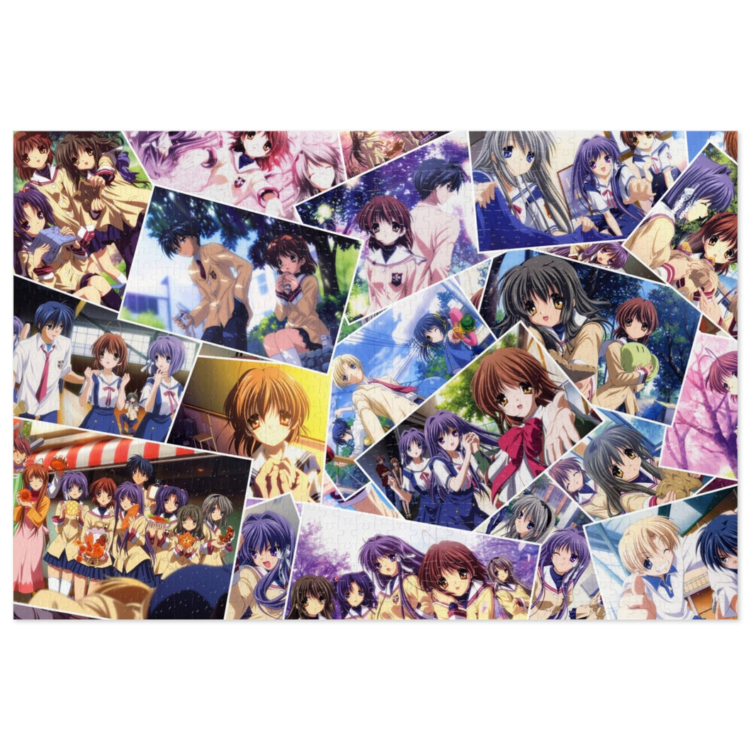 Clannad Tomoya Okazaki, Nagisa Furukawa, Tomoyo Sakagami, Kyou Fujibayashi, Fuuko Ibuki Jigsaw Puzzle