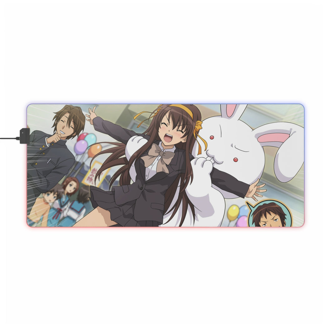 The Melancholy Of Haruhi Suzumiya RGB LED Mouse Pad (Desk Mat)