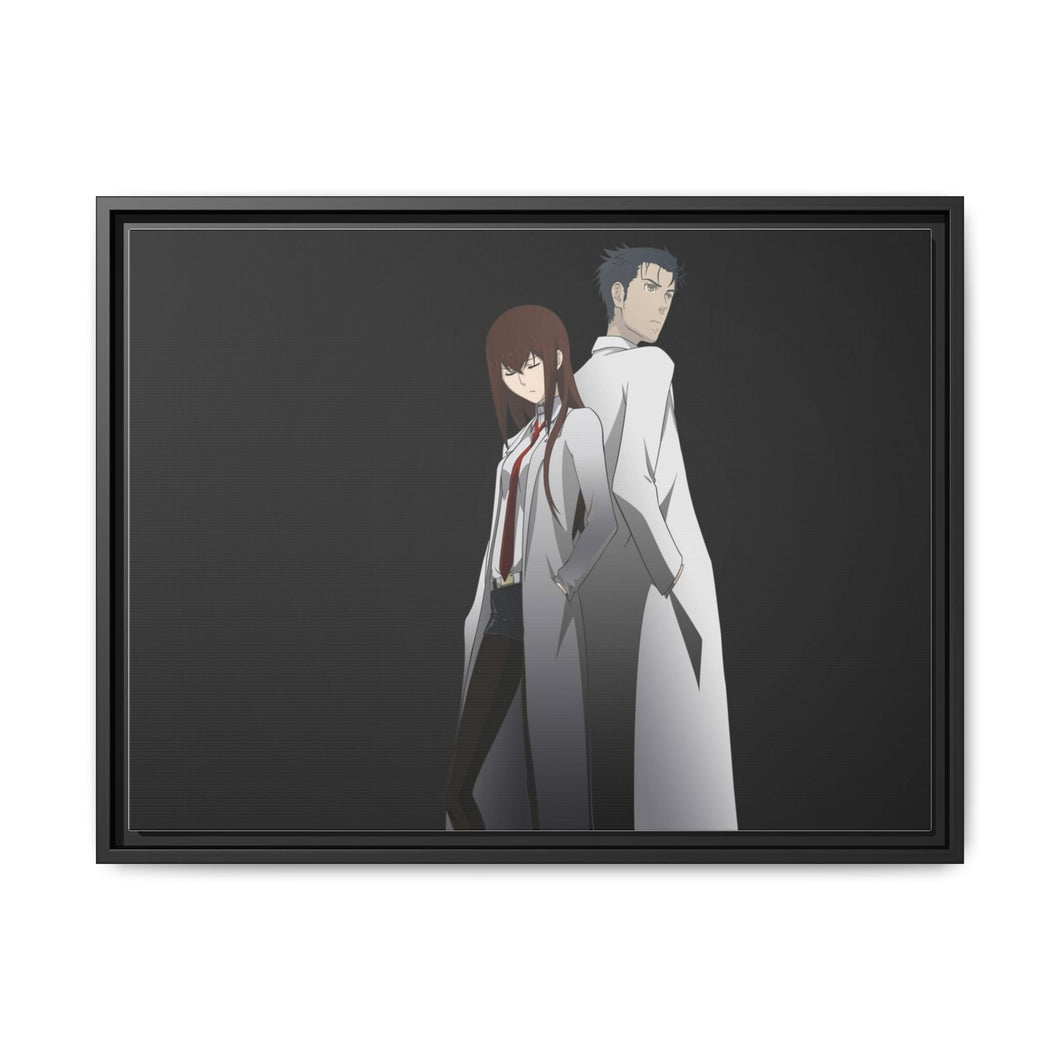 Anime Steins;Gate Canvas Framed Art Print