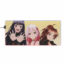 Load image into Gallery viewer, Guilty Crown Inori Yuzuriha, Ayase Shinomiya, Tsugumi RGB LED Mouse Pad (Desk Mat)
