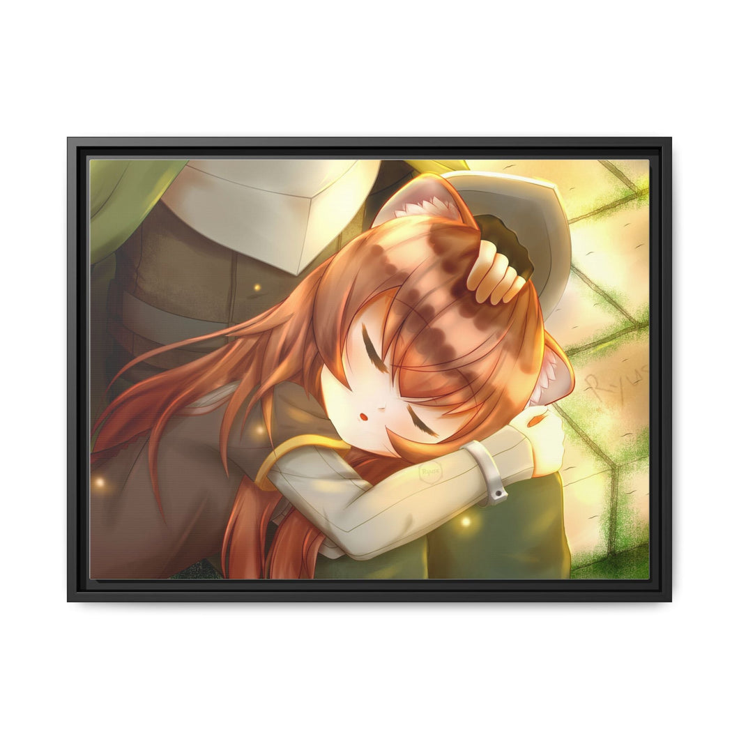 Raphtalia Canvas Framed Art Print