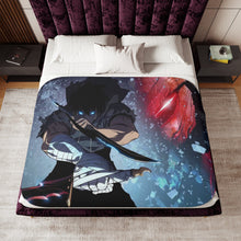 Load image into Gallery viewer, Anime Solo Leveling Sherpa Blanket
