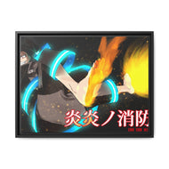 Anime Fire Force Canvas Framed Art Print