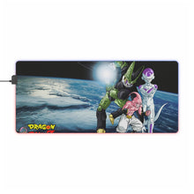 Load image into Gallery viewer, Frieza, Cell, Buu and Earth RGB LED Mouse Pad (Desk Mat)
