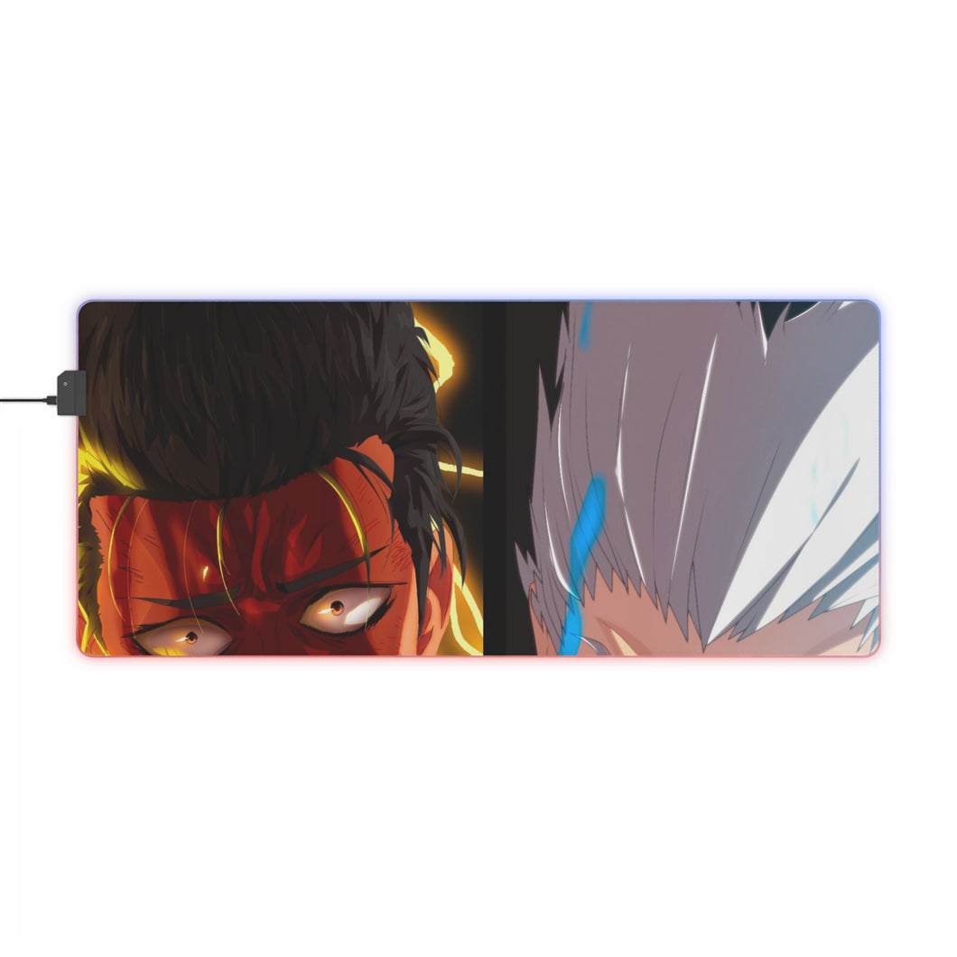 Anime One-Punch Man RGB LED Mouse Pad (Desk Mat)