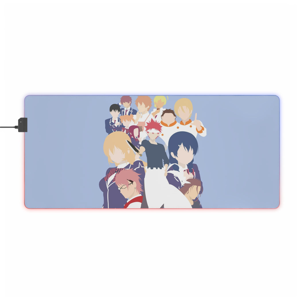 Ikumi Mito Jōichirō Yukihira and Sōma Yukihira RGB LED Mouse Pad (Desk Mat)