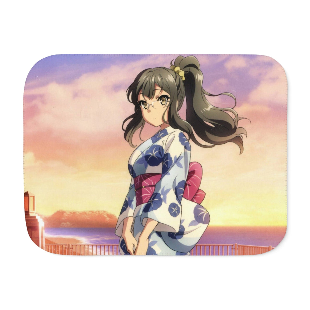 Rascal Does Not Dream of Bunny Girl Senpai Sherpa Blanket