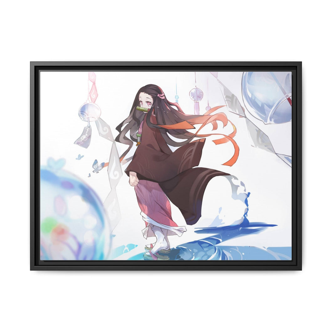 Anime Demon Slayer: Kimetsu no Yaiba Canvas Framed Art Print