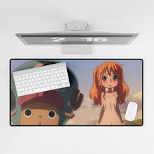 Load image into Gallery viewer, Chibi Nami And Chopper - One Piece Mouse Pad (Desk Mat)
