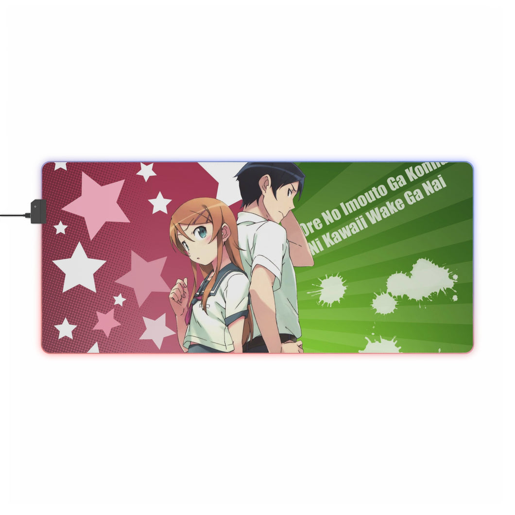 Oreimo Kirino Kousaka RGB LED Mouse Pad (Desk Mat)