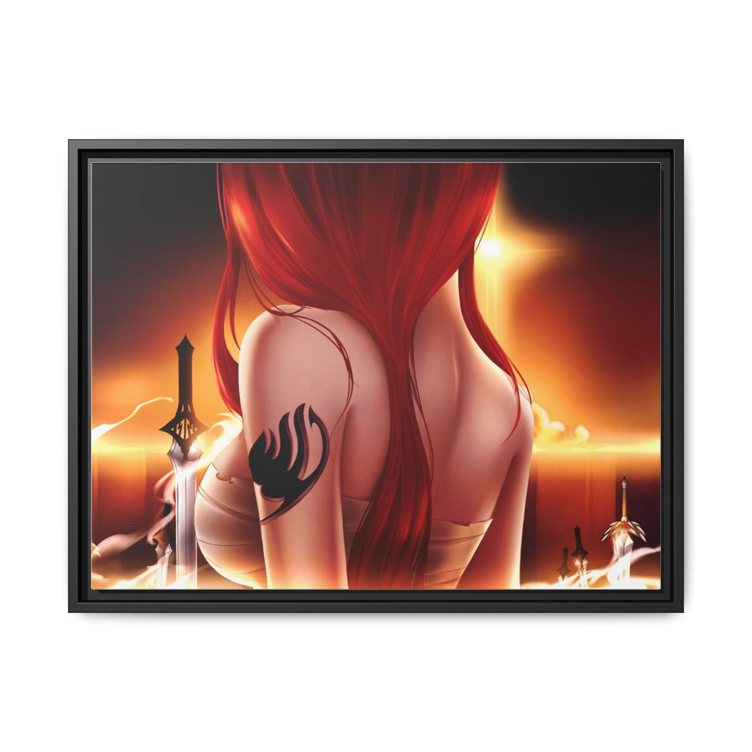Anime Fairy Tail Canvas Framed Art Print