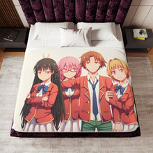 Load image into Gallery viewer, Classroom of the Elite Suzune Horikita, Airi Sakura Sherpa Blanket
