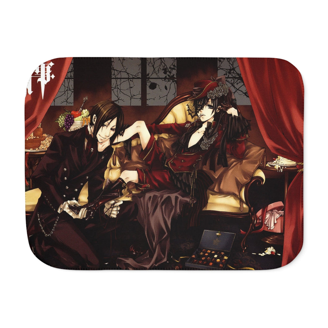 Black Butler Sherpa Blanket