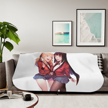 Load image into Gallery viewer, Kakegurui Yumeko Jabami, Mary Saotome Sherpa Blanket
