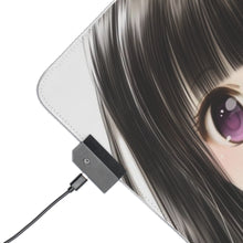 Load image into Gallery viewer, Eru Chitanda  Face RGB LED Mouse Pad (Desk Mat)
