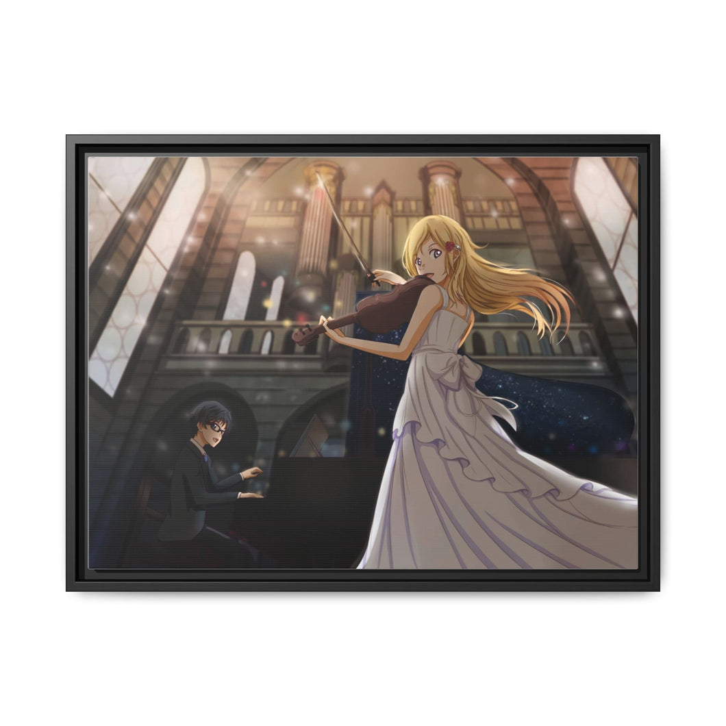 Anime Your Lie in April Canvas Framed Art Print
