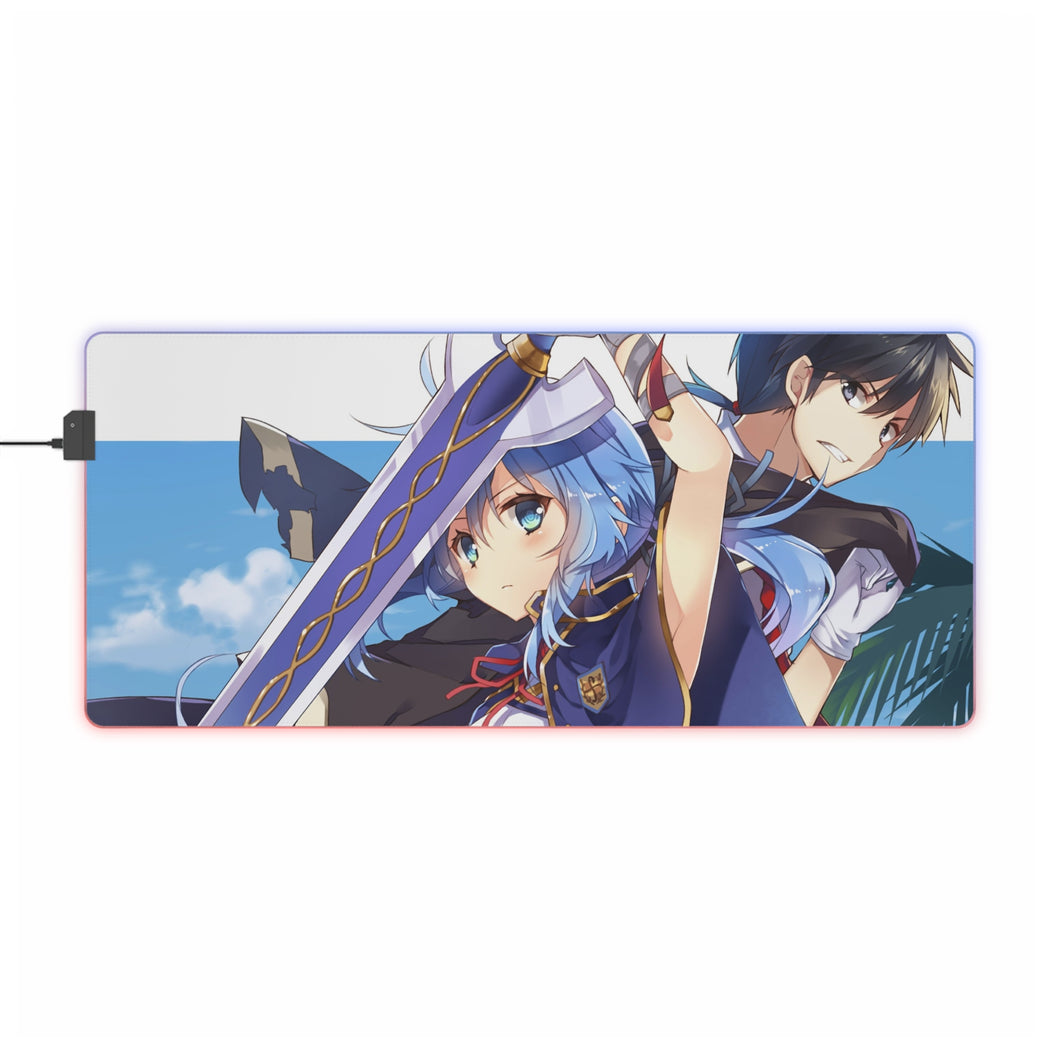 Rokudenashi Majutsu Koushi to Akashic Records RGB LED Mouse Pad (Desk Mat)