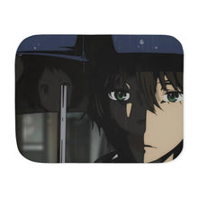 Load image into Gallery viewer, Hōtarō Oreki Face Sherpa Blanket
