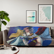 Load image into Gallery viewer, Fairy Tail Natsu Dragneel, Lucy Heartfilia Sherpa Blanket
