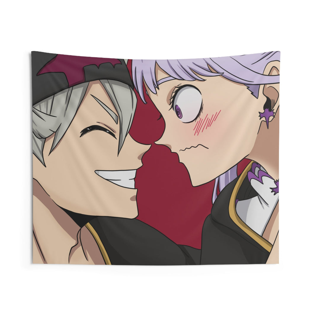 Black Clover Asta, Noelle Silva Indoor Wall Tapestry